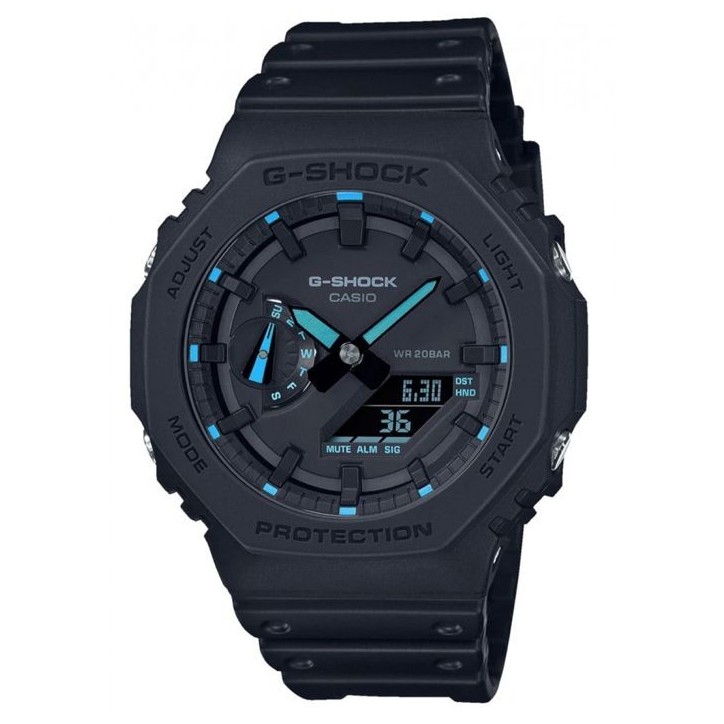 Montre - CASIO - G-Shock - Noir et Bleu résiné