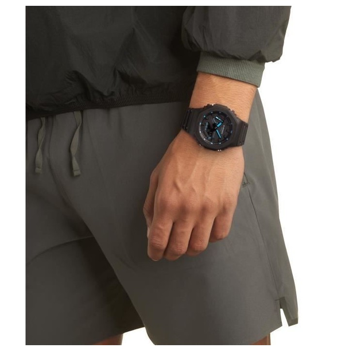 Montre - CASIO - G-Shock - Noir et Bleu résiné