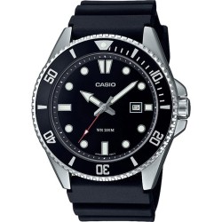 Montre - Casio - Collection Homme - Noir et Acier - Étanchéité 20 b