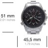 CASIO - Montre en acier inoxydable - EDIFICE - Gris CASIO - Montre en acier inoxydable - EDIFICE - Gris