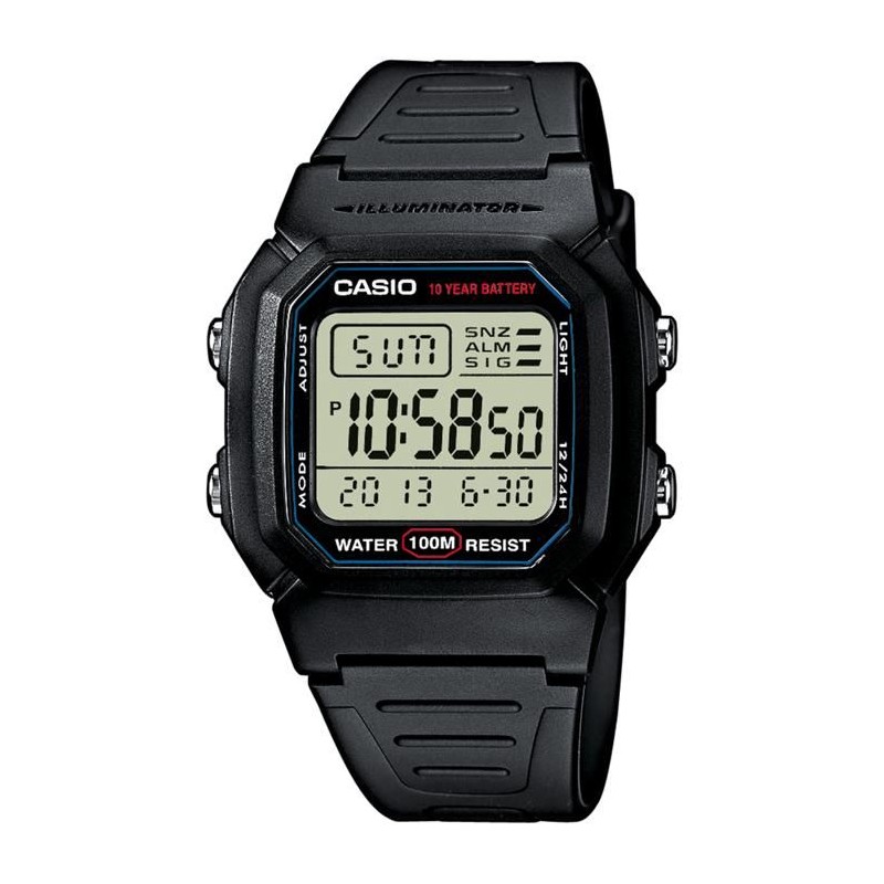 Montre - CASIO - W800H1AVES - Quartz - Résine - Digital - 10 ATM Montre - CASIO - W800H1AVES - Quartz - Résine - Digital - 10 ATM