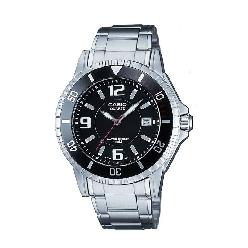 Montre - CASIO - BASIC - Acier inoxydable - Quartz - Étanchéité 20 Montre - CASIO - BASIC - Acier inoxydable - Quartz - Étanchéité 20