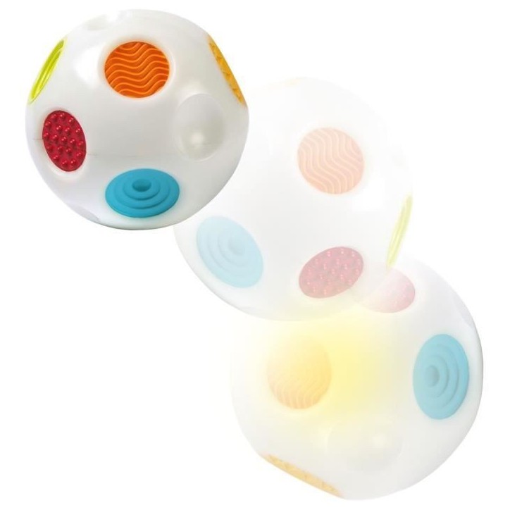 Jouet interactif pour bébé - INFANTINO - Senso' Balle Sonore - 4 mélodies - 7 couleurs et lumieres - 6 textures Jouet interactif pour bébé - INFANTINO - Senso' Balle Sonore - 4 mélodies - 7 couleurs et lumieres - 6 textures