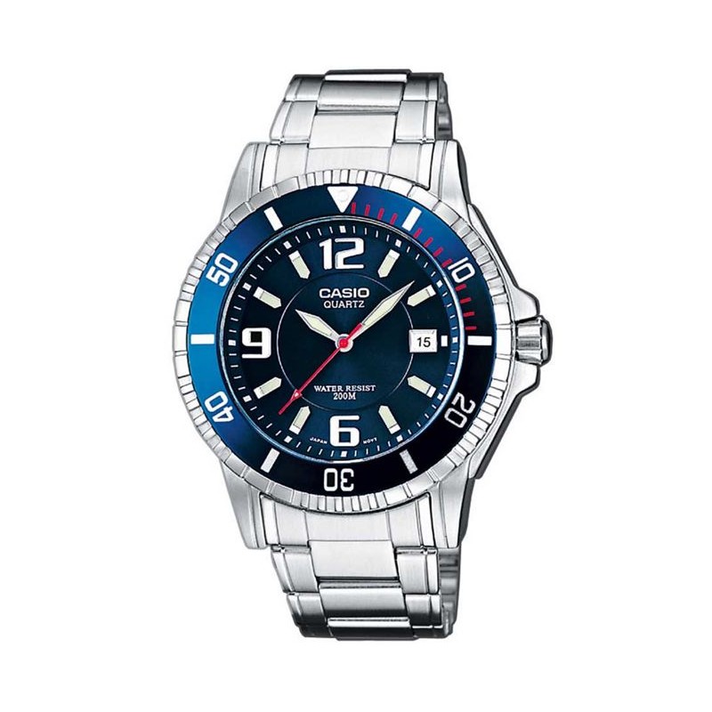 Montre en acier inoxydable CASIO BASIC Gris Montre en acier inoxydable CASIO BASIC Gris