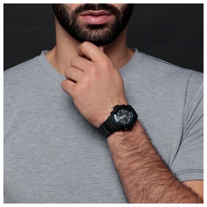 Montre Homme Casio G-Shock AWG-M100A-1AER Noir