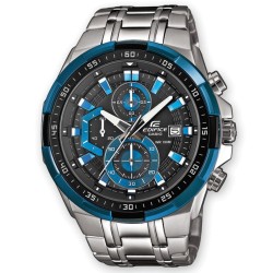 Montre en acier inoxydable EDIFICE CASIO - Gris - Quartz - Etanche 10
