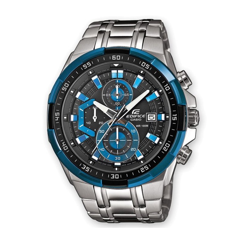 Montre en acier inoxydable EDIFICE CASIO - Gris - Quartz - Etanche 10 Montre en acier inoxydable EDIFICE CASIO - Gris - Quartz - Etanche 10