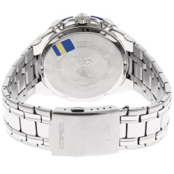 Montre en acier inoxydable EDIFICE CASIO - Gris - Quartz - Etanche 10