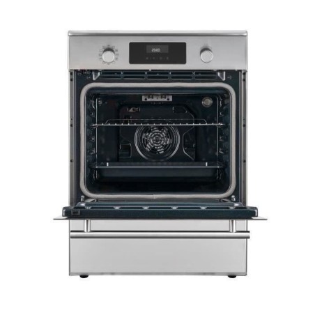Cuisiniere induction - CONTINENTAL EDISON - CECI60FPS - 3 feux - L60 x H85 x P60 cm - Silver