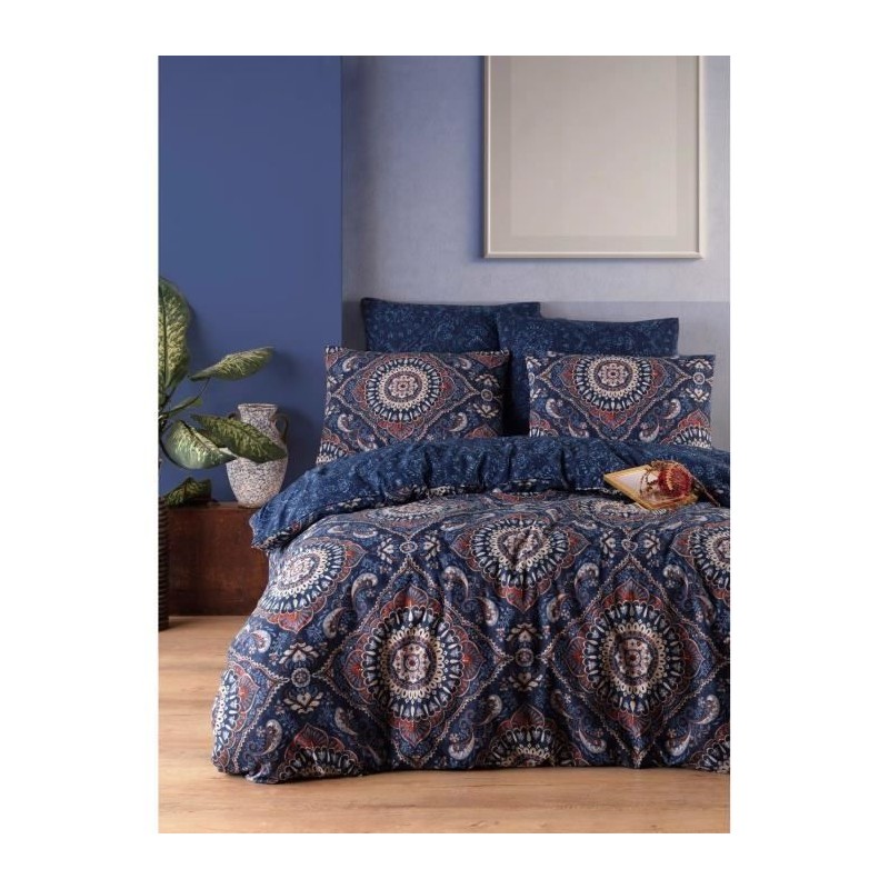 Parure de lit - 1 housse de couette 220 x 240 cm + 2 taies d'oreiller Parure de lit - 1 housse de couette 220 x 240 cm + 2 taies d'oreiller