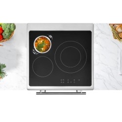 Cuisiniere induction - CONTINENTAL EDISON - CECI60FPS - 3 feux - L60 x