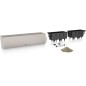 LECHUZA Jardiniere - Balconera color 80 - 79 x 19 x 19 cm - 12 L - Kit complet - Brun sable