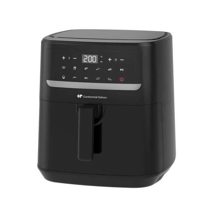 Friteuse a air sans huile - CONTINENTAL EDISON - CEFR240092L - 1800 W - 9,2 L - Noir