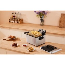 Friteuse - CONTINENTAL EDISON - CEFR5IN3P - 5 L - 3 paniers