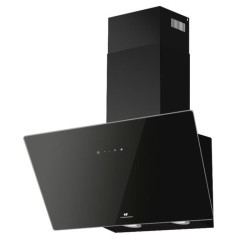 Hotte décorative inclinée - CONTINENTAL EDISON - CEHDI60B - A +++ - L60 cm - Noir
