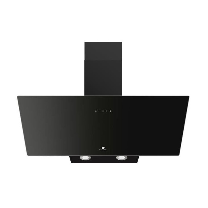 Hotte décorative inclinée - CONTINENTAL EDISON - CEHDI90B - A +++ - L90 cm - Noir Hotte décorative inclinée - CONTINENTAL EDISON - CEHDI90B - A +++ - L90 cm - Noir