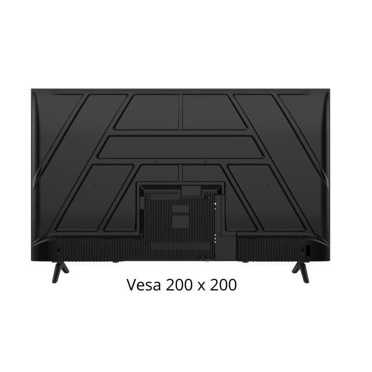TV LED UHD - CONTINENTAL EDISON - 55“ (139 cm) - 3xHDMI - 2xUSB - Noir - CELED55SV2UD25B6