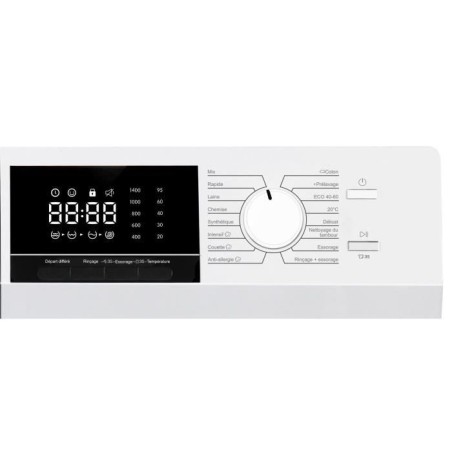 Lave-linge hublot - CONTINENTAL EDISON - CELL10140W3 - 10kg - Moteur induction - 60 cm - 1400 trs/min - Blanc