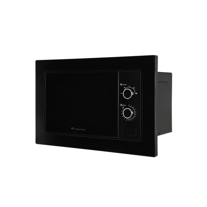 Micro-ondes encastrable - CONTINENTAL EDISON - CEMO20EBM2 - 1280 W - L59,5xH38,5xP35,3 cm - 20L - Noir