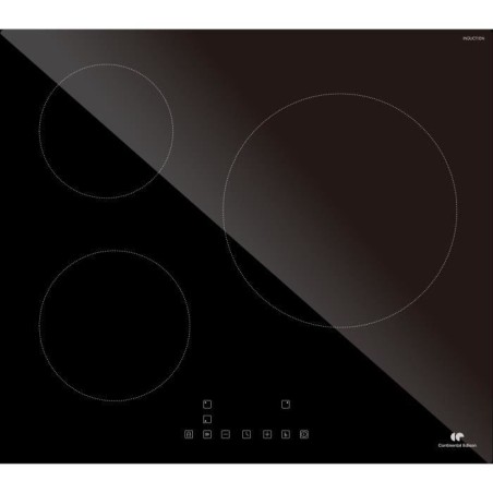 CONTINENTAL EDISON Table induction CETI3B28 3 zones, 6600W - 3 booster