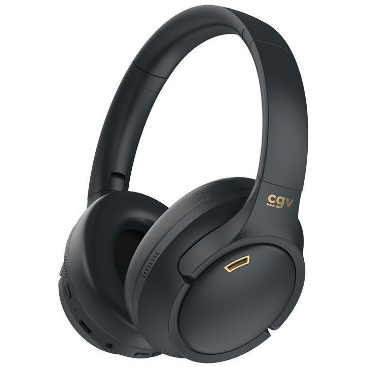 Casque Bluetooth - CGV - SonicVibe ANC - Réduction active du bruit - Microphone intégré - Égaliseur personalisable - Noir Casque Bluetooth - CGV - SonicVibe ANC - Réduction active du bruit - Microphone intégré - Égaliseur personalisable - Noir
