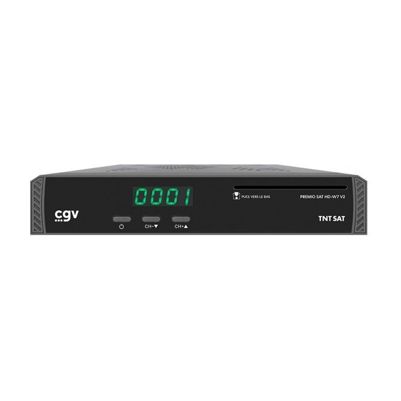 Récepteur satellite HD - CGV - PREMIO SAT HD W7 V2 - TNT SAT - Compat