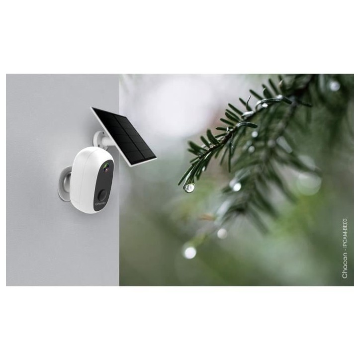 2 caméras avec panneau solaire - CHACON - 2-IPCAM-BE03-PS - Extérieur - WiFi 2 caméras avec panneau solaire - CHACON - 2-IPCAM-BE03-PS - Extérieur - WiFi