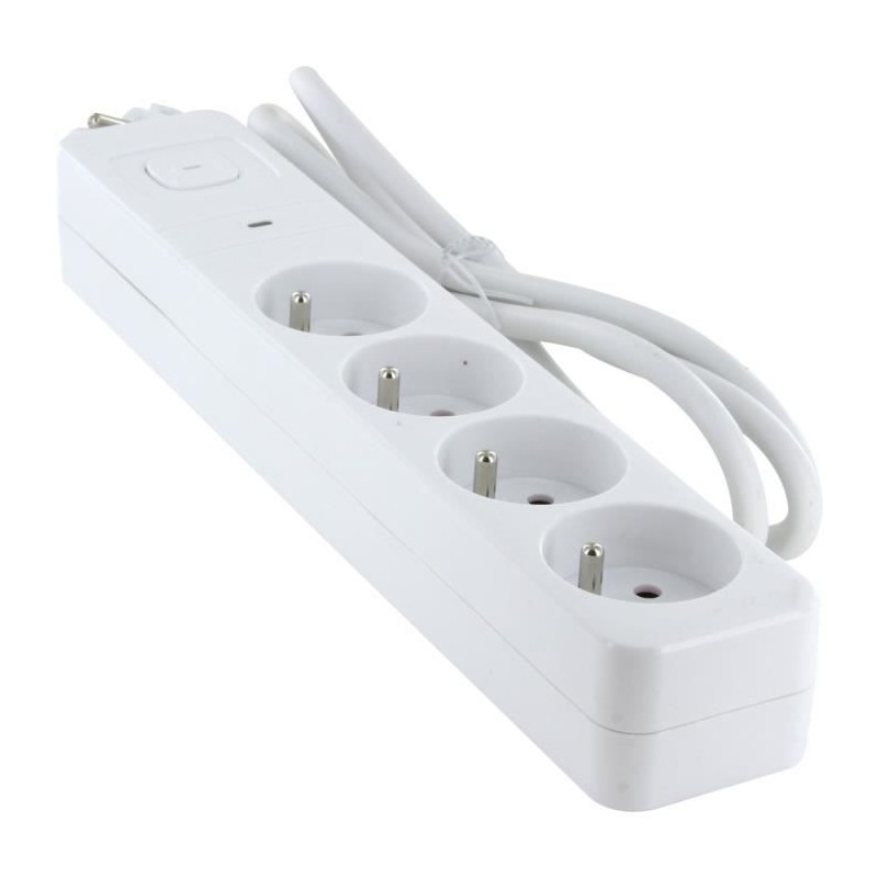 Multiprise - CHACON - 4 x 16 A - Cordon 1,5 m - Protection sur