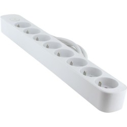 Multiprise - CHACON - 8 x 16 A - Avec interrupteur - Câble 1,