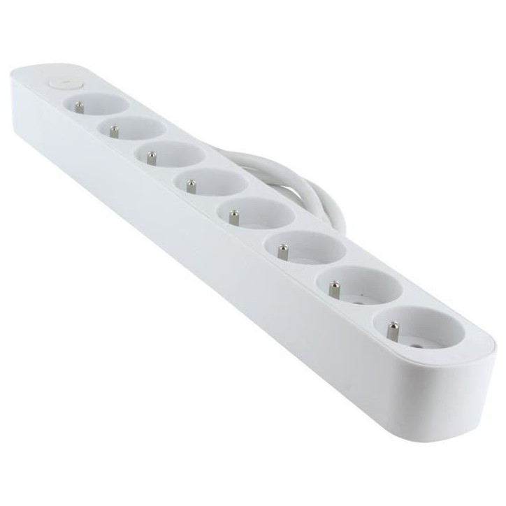 Multiprise - CHACON - 8 x 16 A - Avec interrupteur - Câble 1,5 m