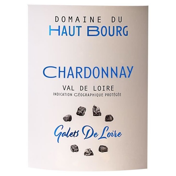 Domaine du Haut Bourg 2023 Val de Loire Chardonnay - Vin blanc du Vallée de la Loire Domaine du Haut Bourg 2023 Val de Loire Chardonnay - Vin blanc du Vallée de la Loire