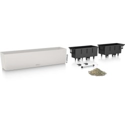 LECHUZA Jardiniere - Balconera color 80 - 79 x 19 x 19 cm - 12 L - Kit