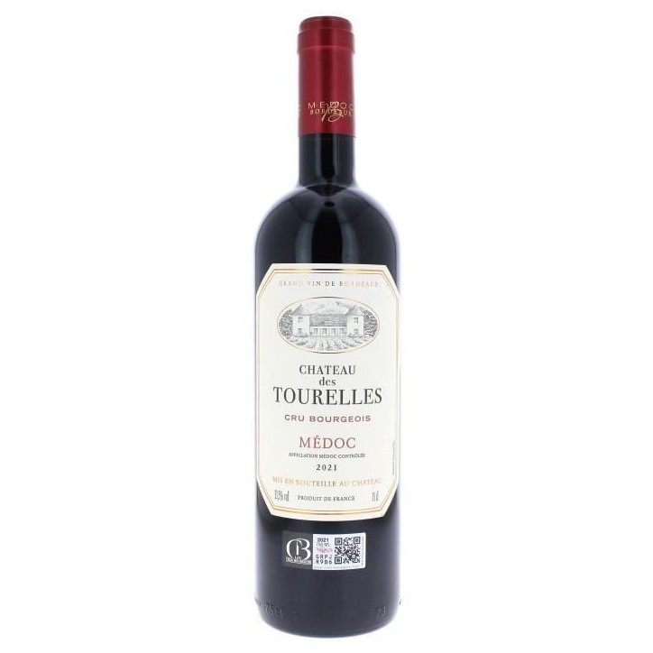 Château Des Tourelles 2021 Médoc Cru Bourgeois - Vin rouge de Bordeaux