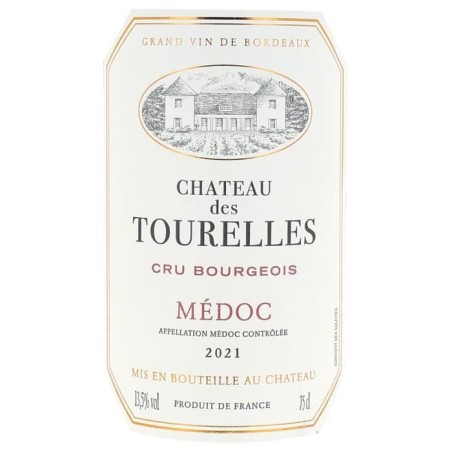 Château Des Tourelles 2021 Médoc Cru Bourgeois - Vin rouge de Bordeaux