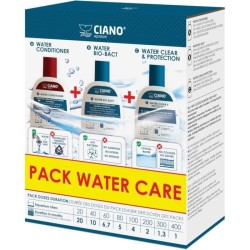 Traitement aquarium - CIANO - Pack Water Care 3 x 100 ml - Eau cristal