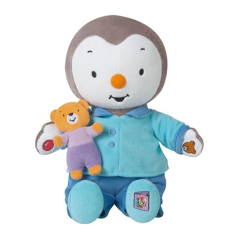 Peluche T'CHOUPI Raconte moi une histoire - JEMINI - ± 30 cm - Bleu - Peluche T'CHOUPI Raconte moi une histoire - JEMINI - ± 30 cm - Bleu -