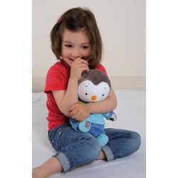 Peluche T'CHOUPI Raconte moi une histoire - JEMINI - ± 30 cm - Bleu -