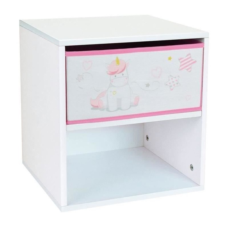 CIJEP Table de chevet enfant Licorne