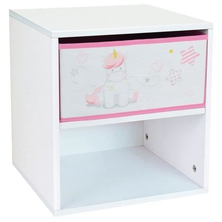 CIJEP Table de chevet enfant Licorne