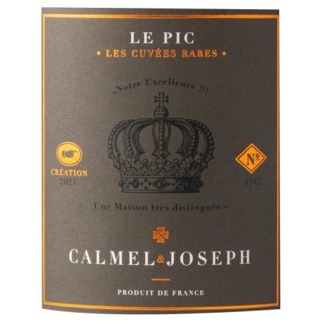 Calmel & Joseph Les Cuvées Rares Le Pic 2023 Pic Saint Loup - Vin rouge de Languedoc