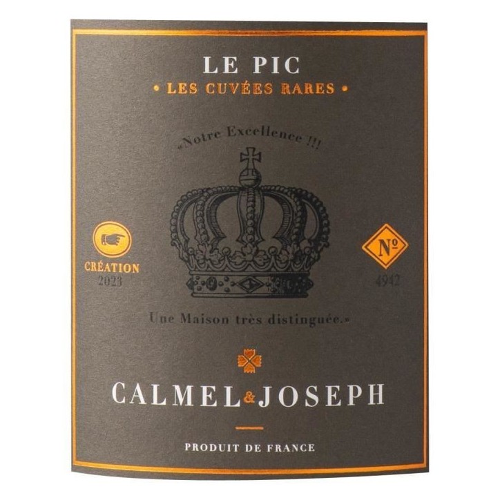 Calmel & Joseph Les Cuvées Rares Le Pic 2023 Pic Saint Loup - Vin rouge de Languedoc