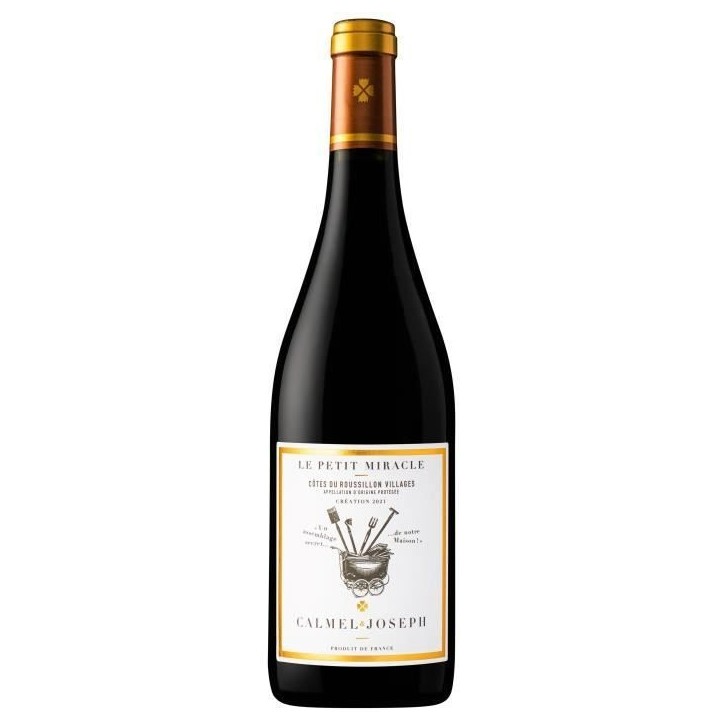 Calmel & Joseph Les Terroirs Le Petit Miracle 2021 Côtes du Roussillon Villages - Vin rouge de Languedoc