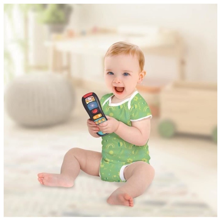 La télécommande de Bébé parlant CLEMENTONI La télécommande de Bébé parlant CLEMENTONI