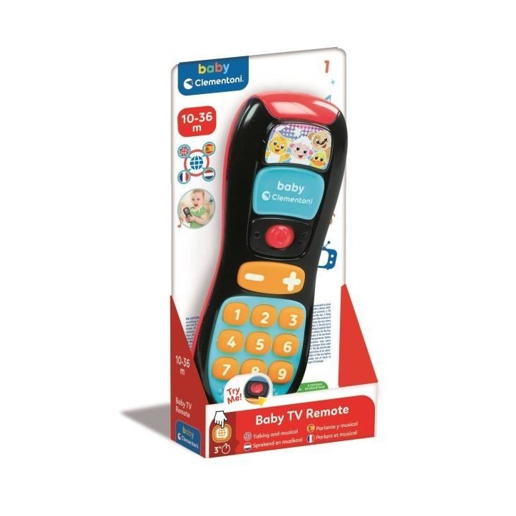 La télécommande de Bébé parlant CLEMENTONI La télécommande de Bébé parlant CLEMENTONI