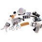 Set coiffeur - Jeu d'imitation Barbier - CLEMENT CLEMENTINE - Tondeuse, seche-cheveux, rasoirs - Des 3 ans