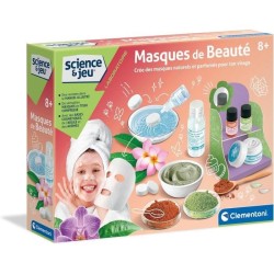 Coffret scientifique pour créer des masques de beauté naturels et do
