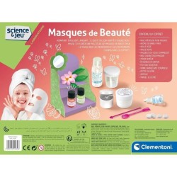 Coffret scientifique pour créer des masques de beauté naturels et do