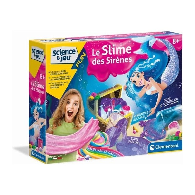 Clementoni - Science & Jeu - Kit scientifique pour fabriquer du slime Clementoni - Science & Jeu - Kit scientifique pour fabriquer du slime