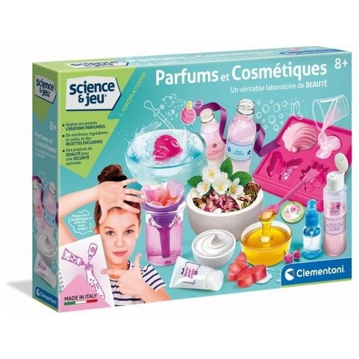 Clementoni - Science & Jeu - Création Parfums & cosmétiques - Fabriqué en Italie