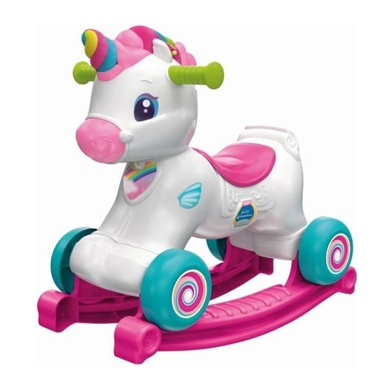 Licorne a bascule et a roues - Clementoni - Rose - Capteur de caresse Licorne a bascule et a roues - Clementoni - Rose - Capteur de caresse